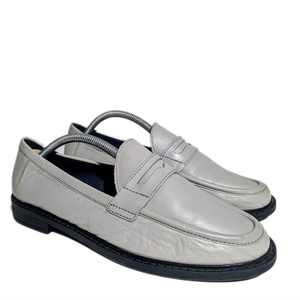 Cole Haan Women's Gray Pinch Classic Penny Loafer Size 9
